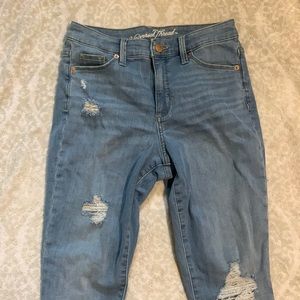 Universal Thread Ripped High Waist Skinny Jeans